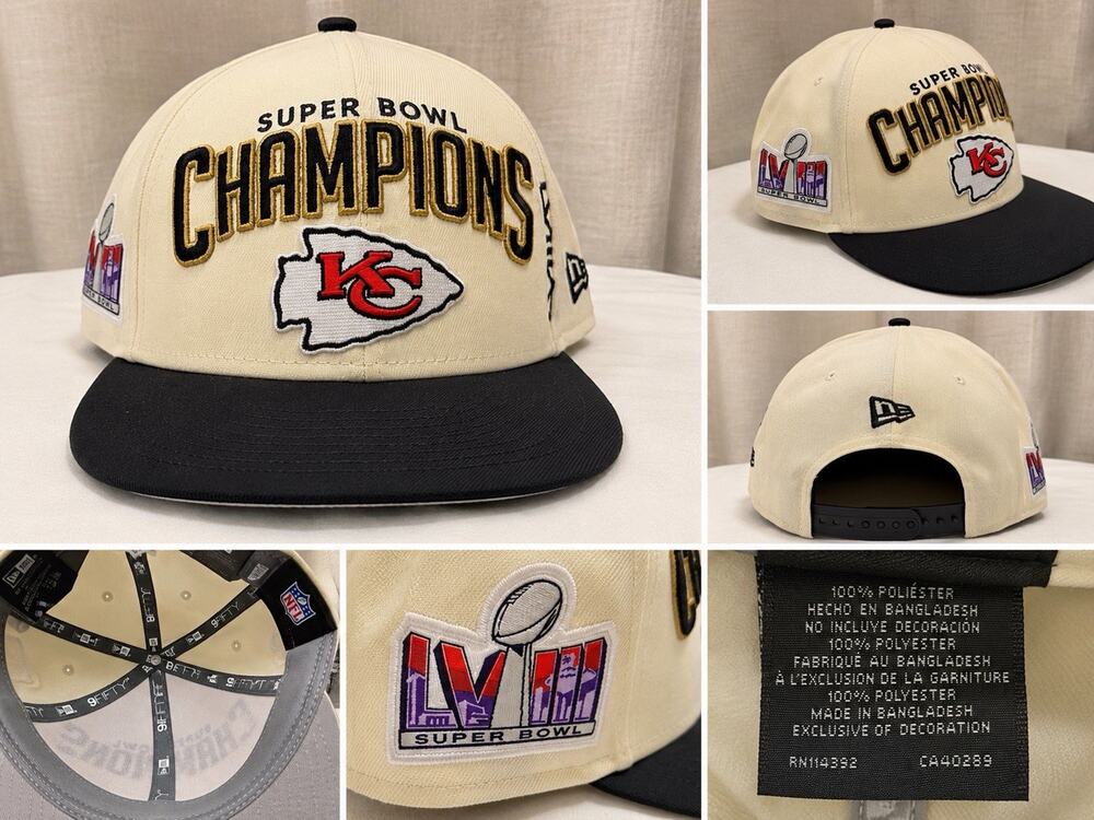 New Era Kansas City Chiefs Super Bowl LVIII Champions SnapBack Hat 9Fifty